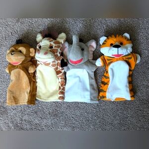 Melissa & Doug Zoo Friends Hand Puppets